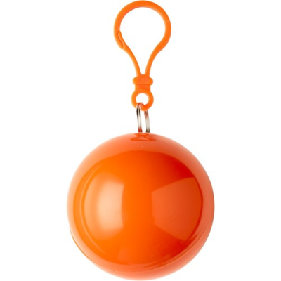 PONCHO in a Plastic Ball in Orange