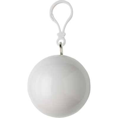 PONCHO in a Plastic Ball in White