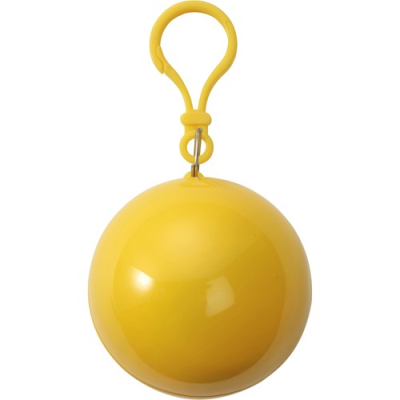PONCHO in a Plastic Ball in Yellow