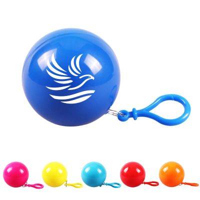 PORTABLE PONCHO RAINCOAT BALL