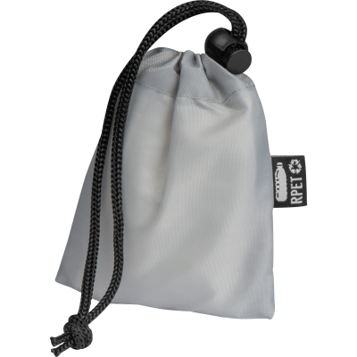 RAIN PONCHO MADE FROM RPET in Silvergrey