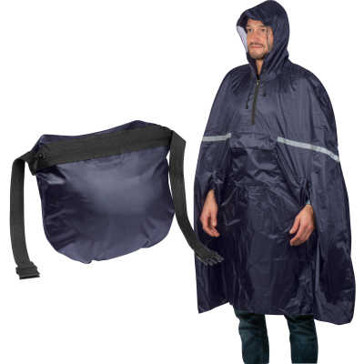 RAIN PONCHO MONTE CARLO in Dark Blue 
