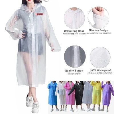 THICKENED EVA NON-DISPOSABLE ADULT RAINCOAT