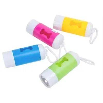 PET WASTE BAG with Keyring Chain Torch