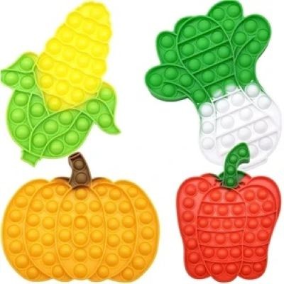 PUSH BUBBLE POPS FIDGET SENSORY ANTISTRESS CHILDRENS TOY