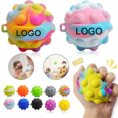 PUSH POP STRESS RELIEVER BALL FIDGET TOY