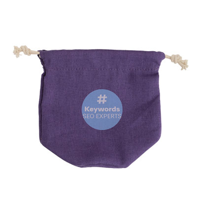 SMALL PURPLE HEMP BAG