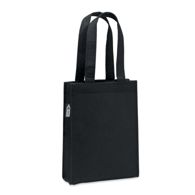 SMALL RPET FELT GIFT BAG in Black