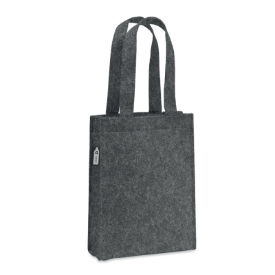 SMALL RPET FELT GIFT BAG in Grey