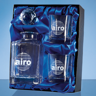 3PC WHISKY SET PRESENTATION BOX (BOX ONLY)