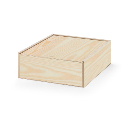 BOXIE WOOD L WOOD BOX L in Dark Natural