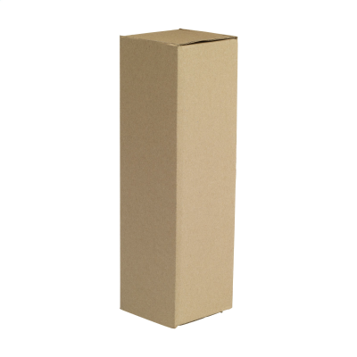 GIFT BOX KRAFT PAPER DRINK BOTTLE PACKAGING in Brown