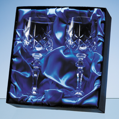 GOBLET PAIR SATIN LINED PRESENTATION BOX