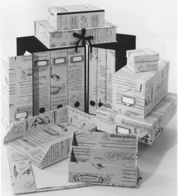 HAND COVERED STORAGE BOX