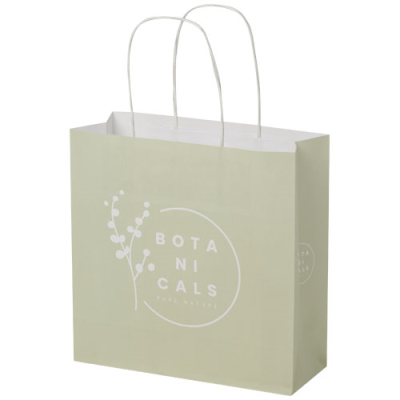 KRAFT 120 G & M2 PAPER BAG with Twisted Handles - 24 x 9 x 24 Cm