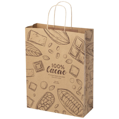 KRAFT 120 G & M2 PAPER BAG with Twisted Handles - 31 x 12 x 41 Cm