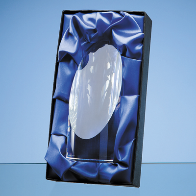 UNIVERSAL SINGLE GLASS & AWARD SATIN LINED PRESENTATION BOX