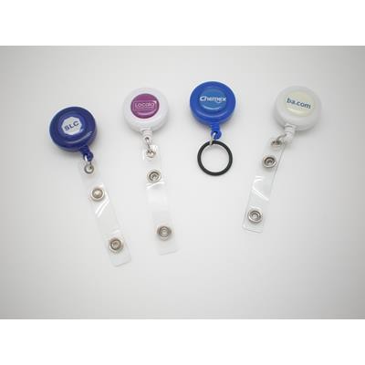 DYE SUB LANYARD with Pull Reel- Dye Sublimated & Heat Transfer Full Colour Print