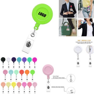 OFFICE SUPPLIES 360 ROTATING RETRACTABLE BADGE REEL