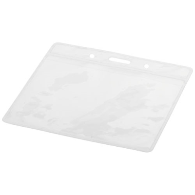 SERGE CLEAR TRANSPARENT BADGE HOLDER in Clear Transparent Clear Transparent