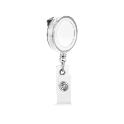 YEATS EXTENSIBLE BADGE HOLDER in White