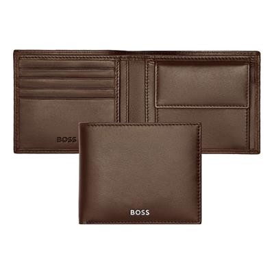 BOSS COIN PURSE CLASSIC SMOOTH BROWN