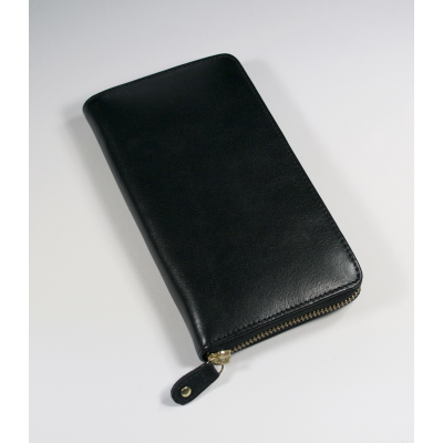 ECO-VERDE LEATHER PURSE IN BLACK