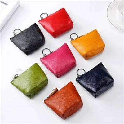 MINI COIN WALLET with Keyring Chain Ring Holder