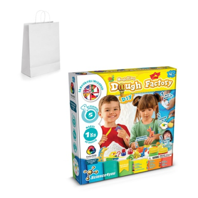 MODELING DOUGH FACTORY KIT III EDUCATIONAL GAME SUPPLIED with a Kraft Paper Gift Bag