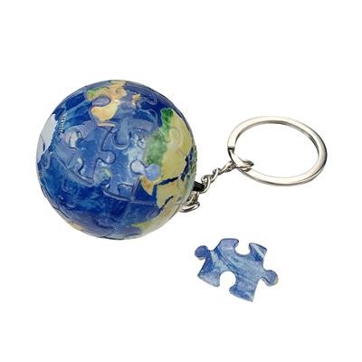CUSTOM PRINTED PUZZLE BALL KEYRING CHAIN - PROMOTIONAL CORPORATE GIFT