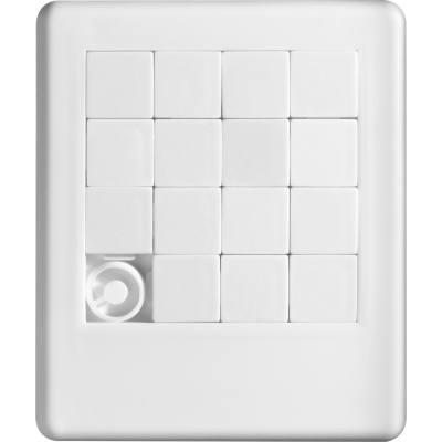 SLIDER PUZZLE in White