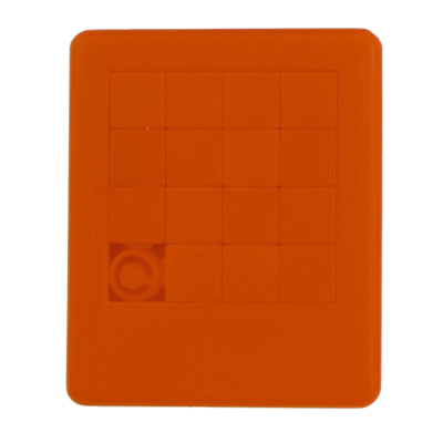 SLIDING PUZZLE GAME in Red