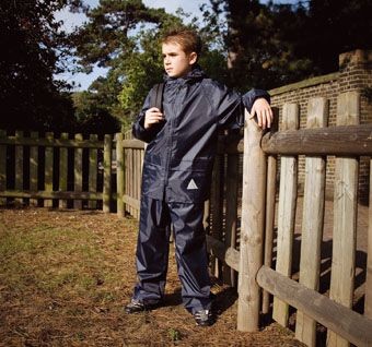 RESULT WATERPROOF CHILDRENS JACKET & TROUSER SUIT in Carry Bag