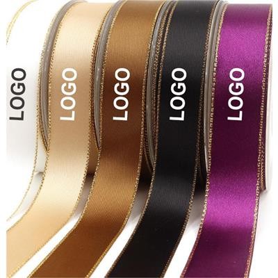 2,2CM GOLD-PLATED RIBBON with Gold Logo
