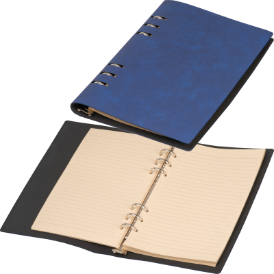 A5 RING BINDER with PU Cover in Darkblue 