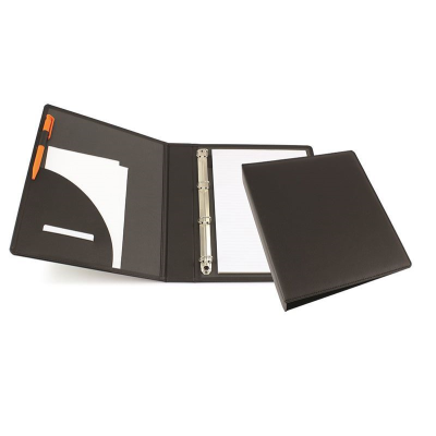 BLACK COMO RECYCLED A4 RING BINDER