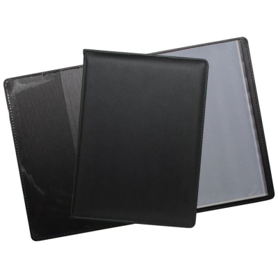 ECO-ECO A4 20 POCKET BLACK PROFESSIONAL DISPLAY BOOK (UK STOCK)