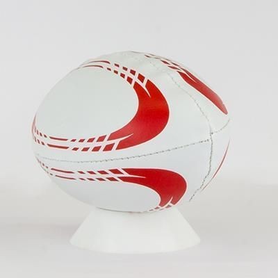MINI SIZE 0 SOFT FILLED RUGBY BALL in PVC