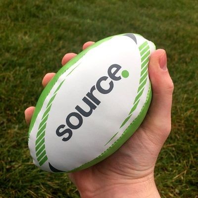 MINI SOFTEE COTTON FILLED RUGBY BALL