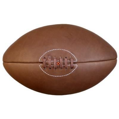 SIZE 5 ORIGINAL ANTIQUE EFFECT LEATHER RUGBY BALL