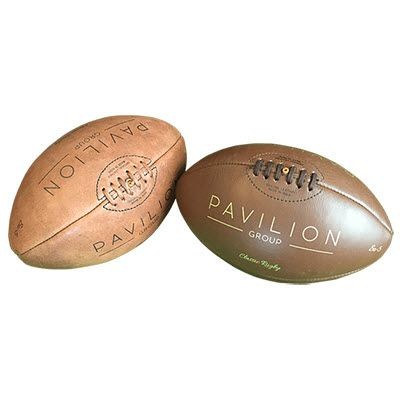 VINTAGE LEATHER RUGBY BALL
