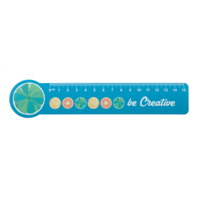15 CM RULER, CIRCLE in White