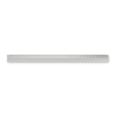 30CM RULER in Aluminium Metal in Silver