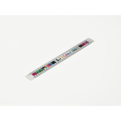 320MM WHITE OVAL ENGINEERS OR ARCHITECT DIGITAL PRINT SCALE RULE with 8 Scales