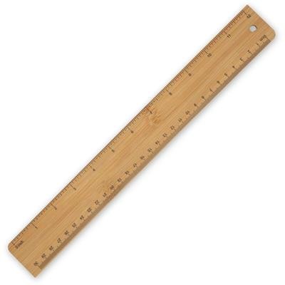BAMBOO RULER 30CM & 12INCH