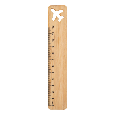 BAMBOO RULER, AEROPLANE in Natural