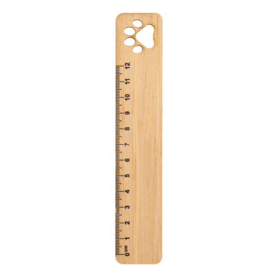 BAMBOO RULER, PAW in Natural