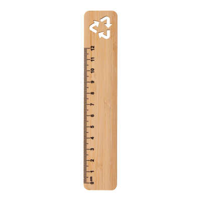 BAMBOO RULER, RECYCLING in Natural