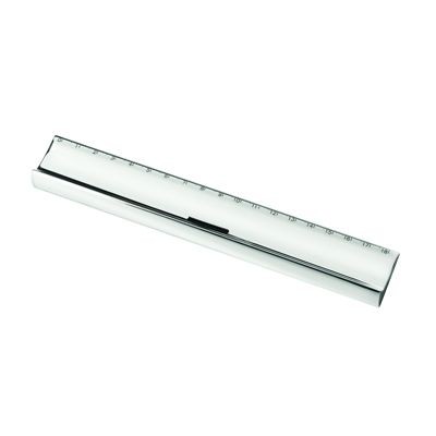 ELEGANCE METAL RULER in Silver