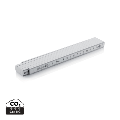 FIBREGLASS FOLDING RULE in White